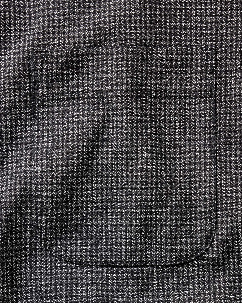 The Jack in Coal Jaspe Check Oxford