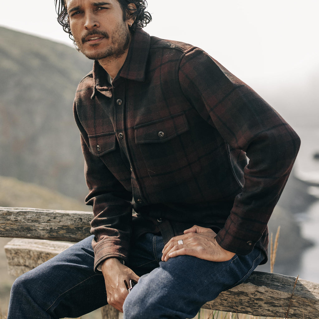 Maritime Shirt Jacket in Carson Plaid Y82375