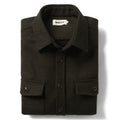 Shirt Jacket in Evergreen Twill G80525