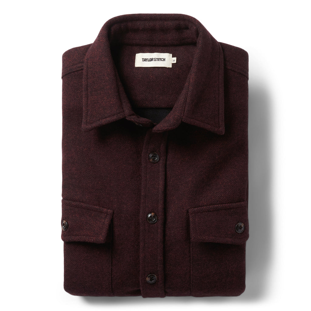 Maritime Shirt Jacket in Port Twill A6840