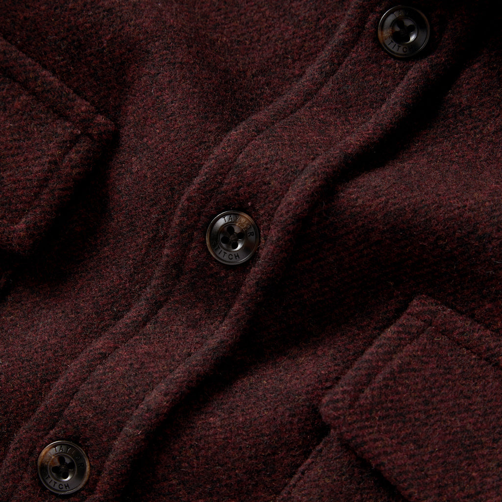 Maritime Shirt Jacket in Port Twill A6840