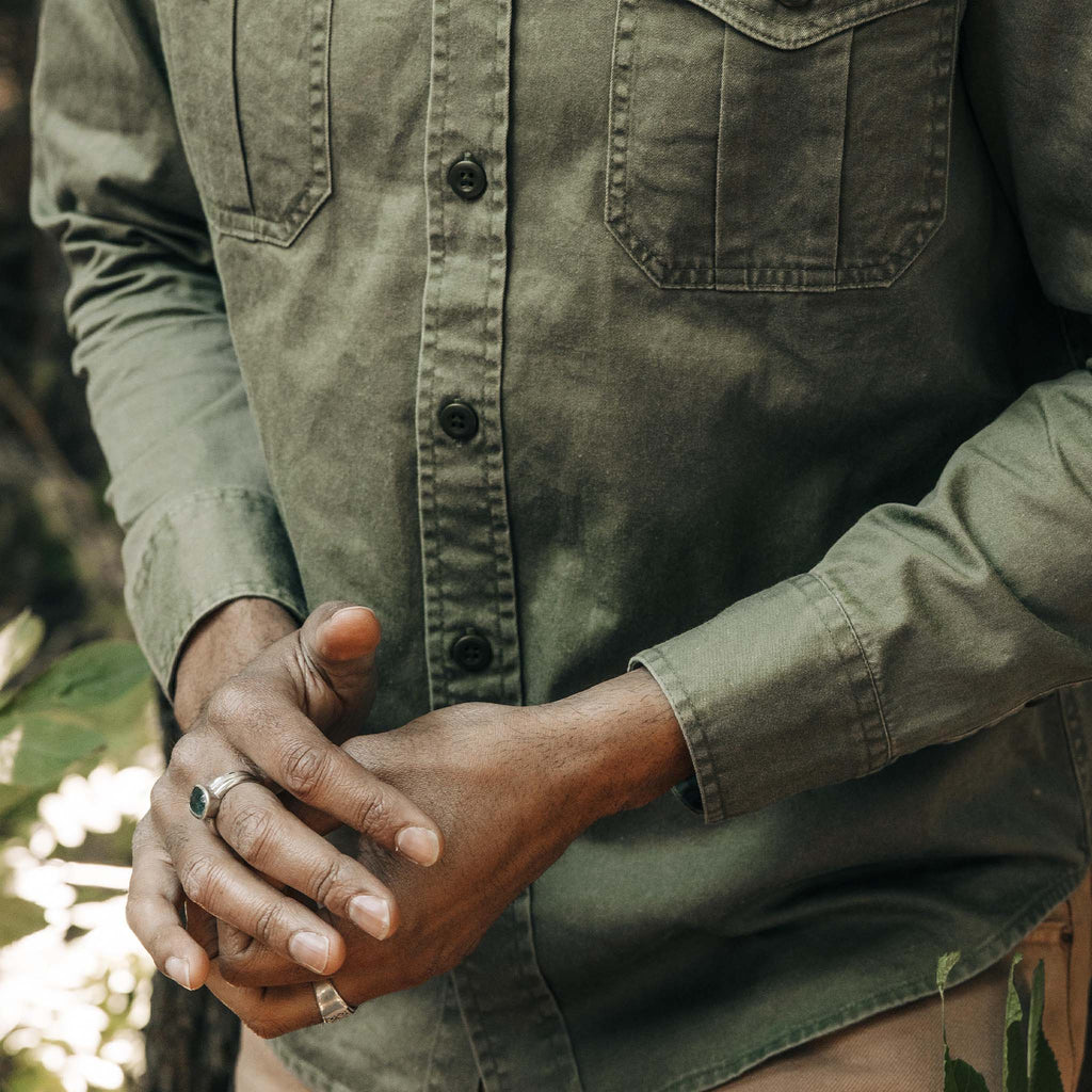 Washed Olive Shirt S693753