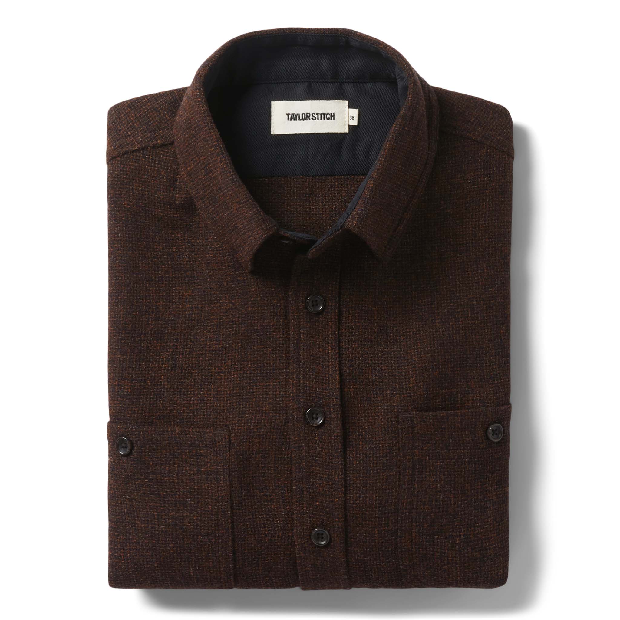 Ginger Melange Wool Service Shirt O15429