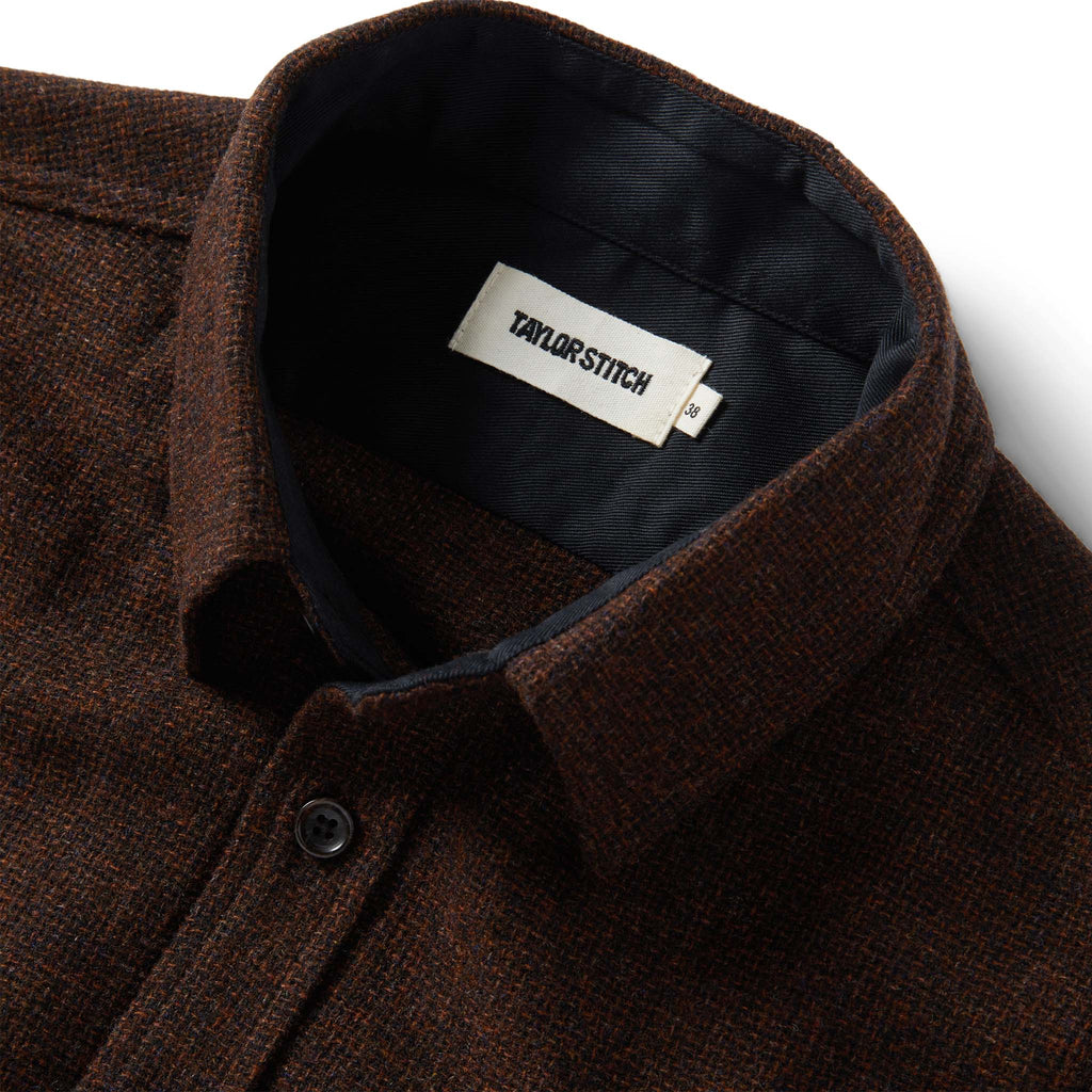 Ginger Melange Wool Service Shirt O15429