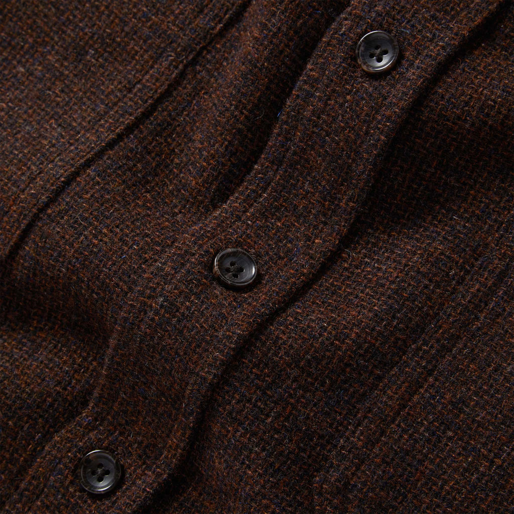 Ginger Melange Wool Service Shirt O15429