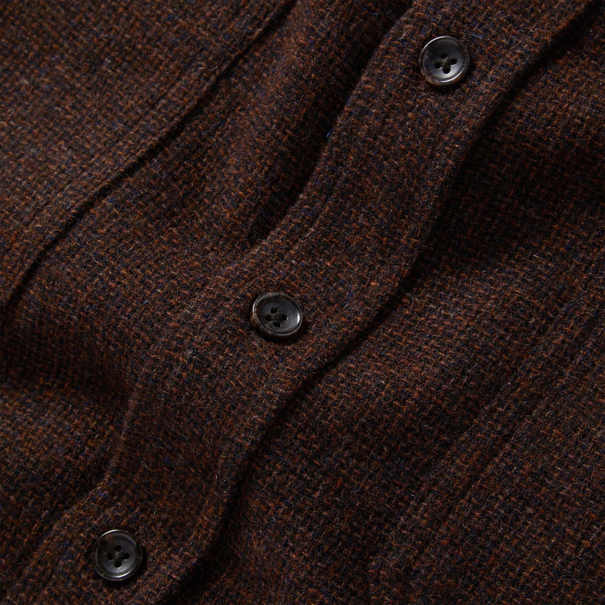 Ginger Melange Wool Service Shirt O15429