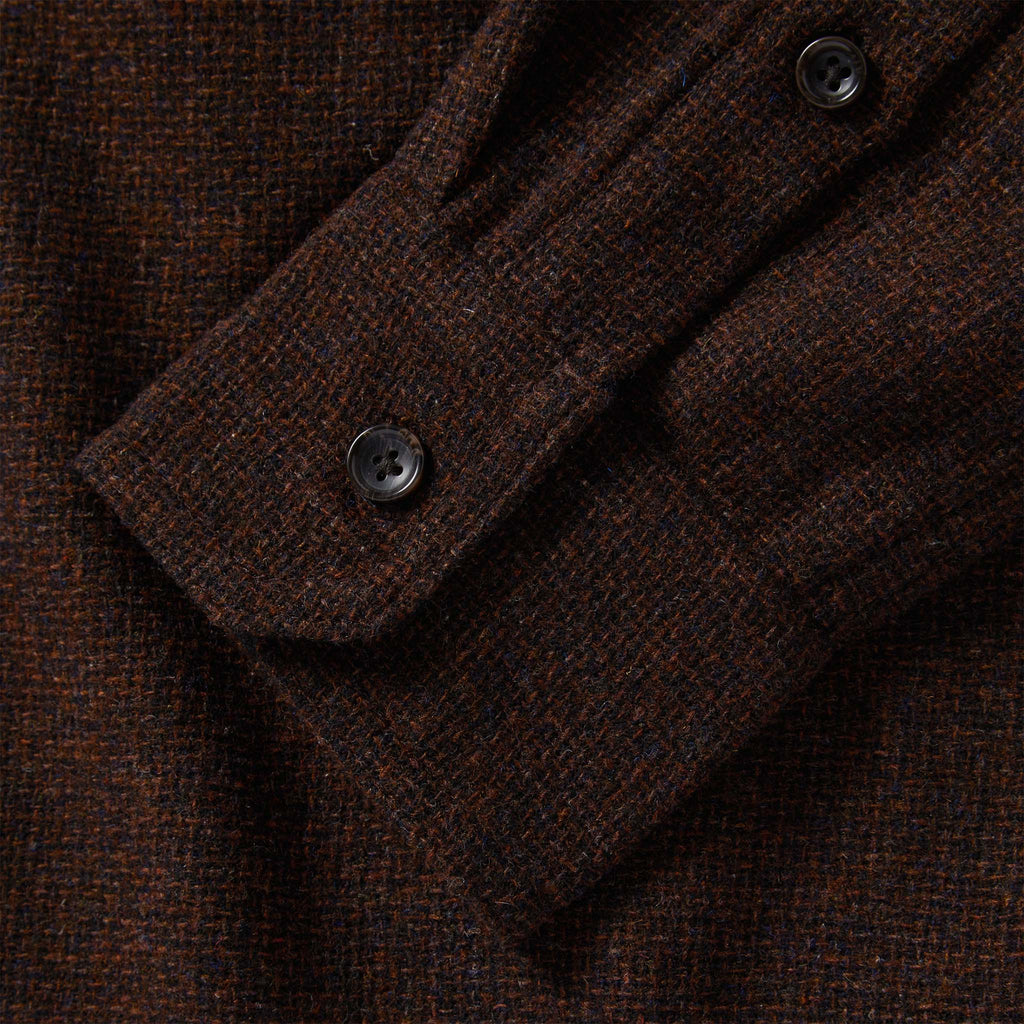 Ginger Melange Wool Service Shirt O15429