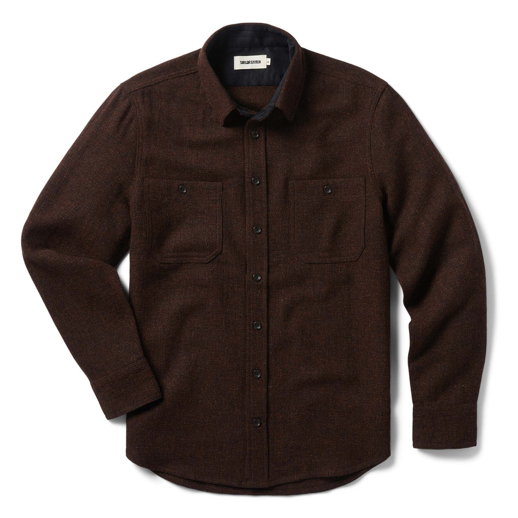 Ginger Melange Wool Service Shirt O15429