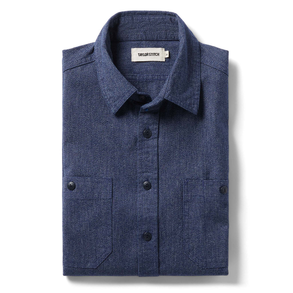 Utility Shirt in Navy Jaspe U6001