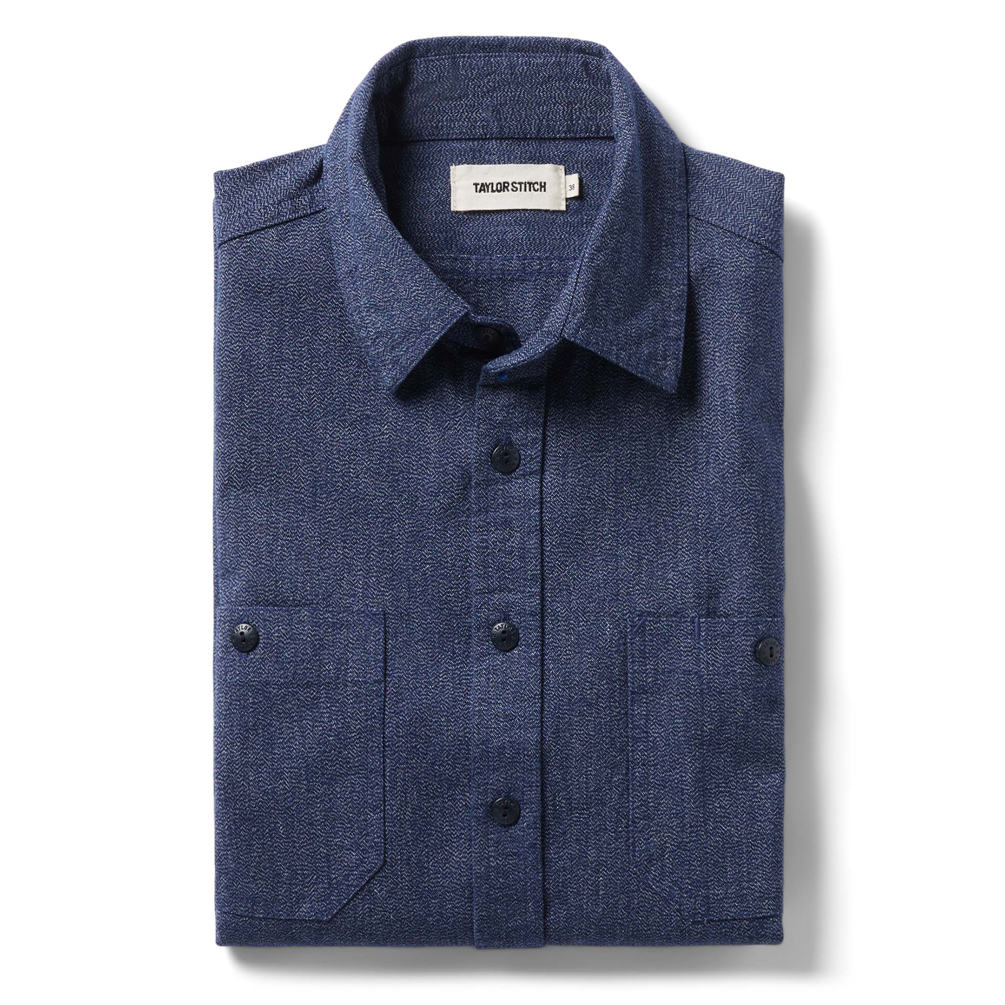 Utility Shirt in Navy Jaspe U6001