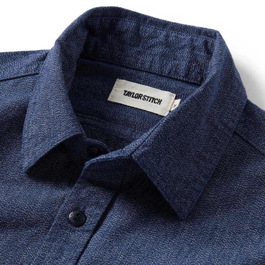 Utility Shirt in Navy Jaspe U6001