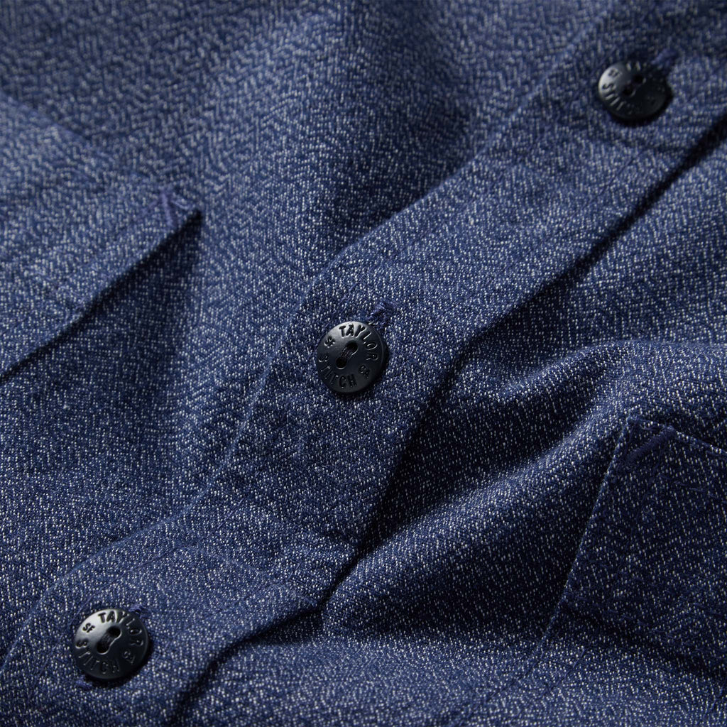 Utility Shirt in Navy Jaspe U6001