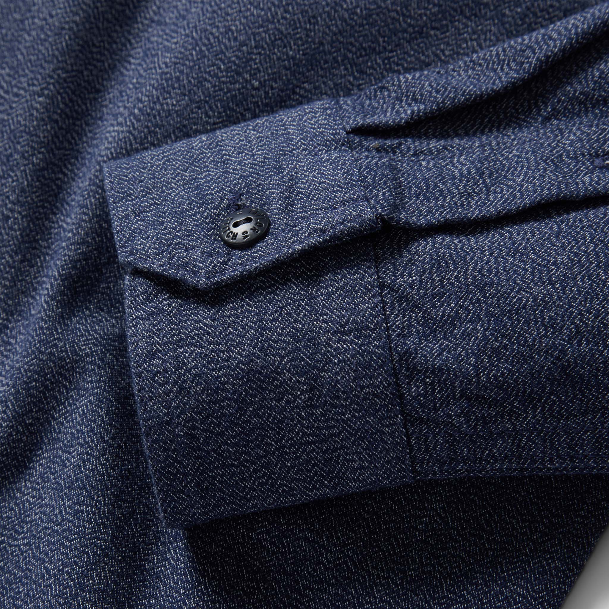 Utility Shirt in Navy Jaspe U6001