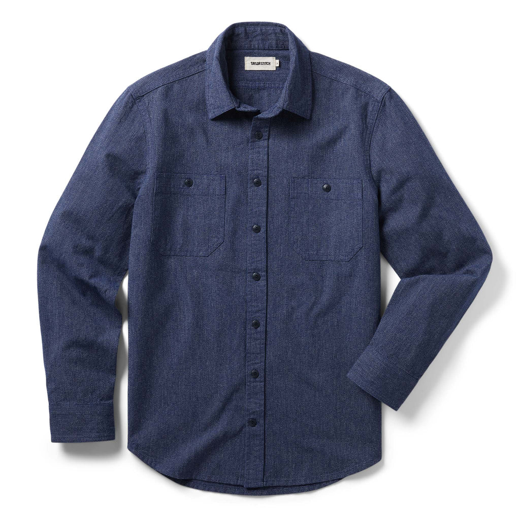 Utility Shirt in Navy Jaspe U6001