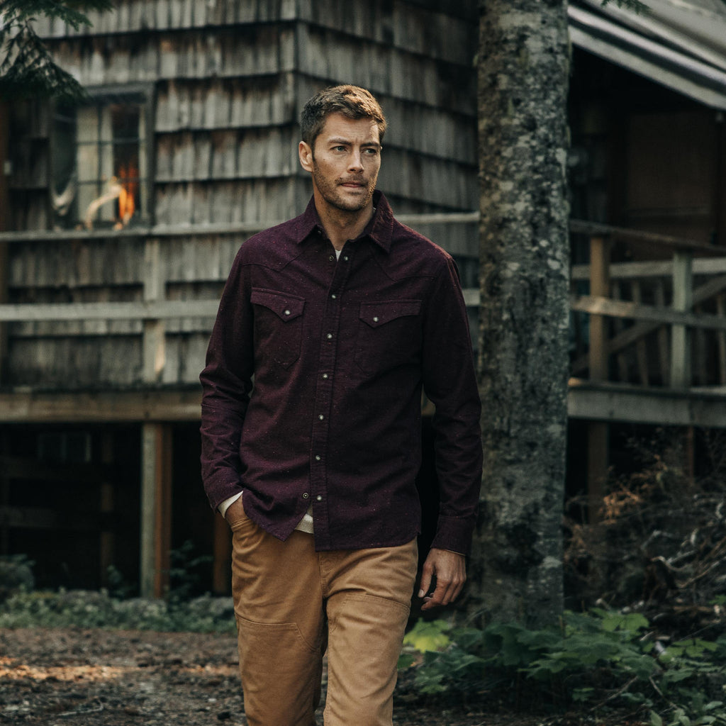 Nutmeg Donegal Western Shirt N333