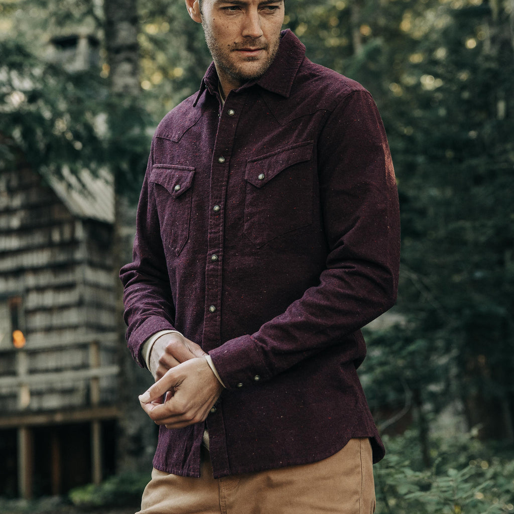 Nutmeg Donegal Western Shirt N333