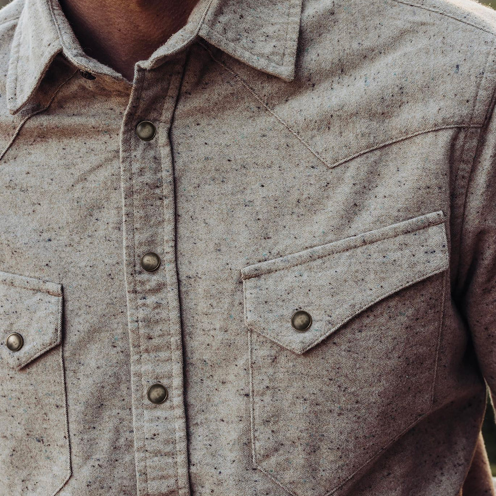 Oat Donegal Western Shirt N4309