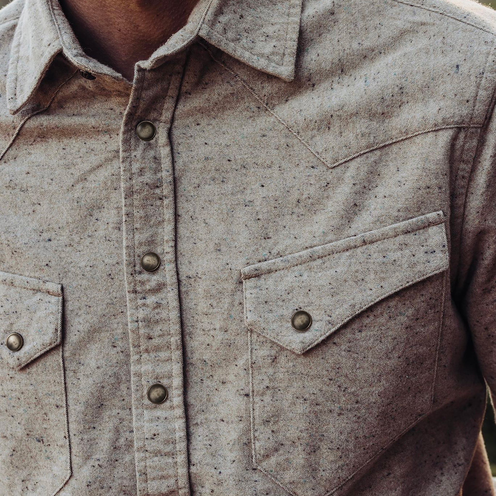 Oat Donegal Western Shirt N4309