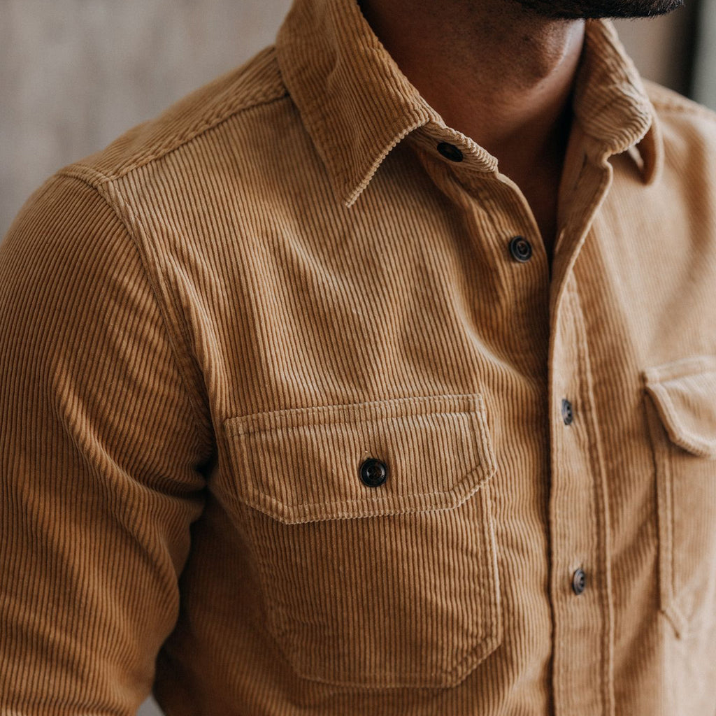 Camel Corduroy Shirt B51809