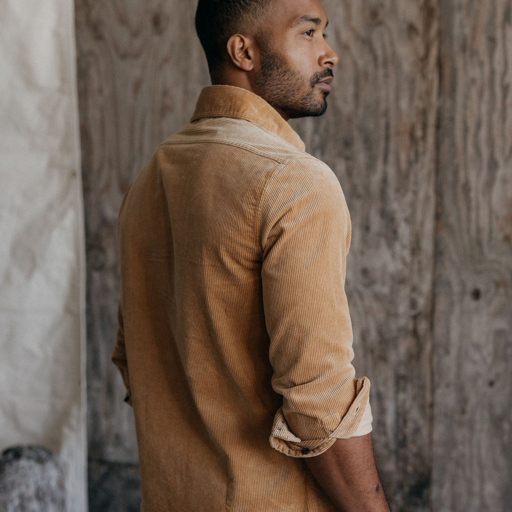 Camel Corduroy Shirt B51809