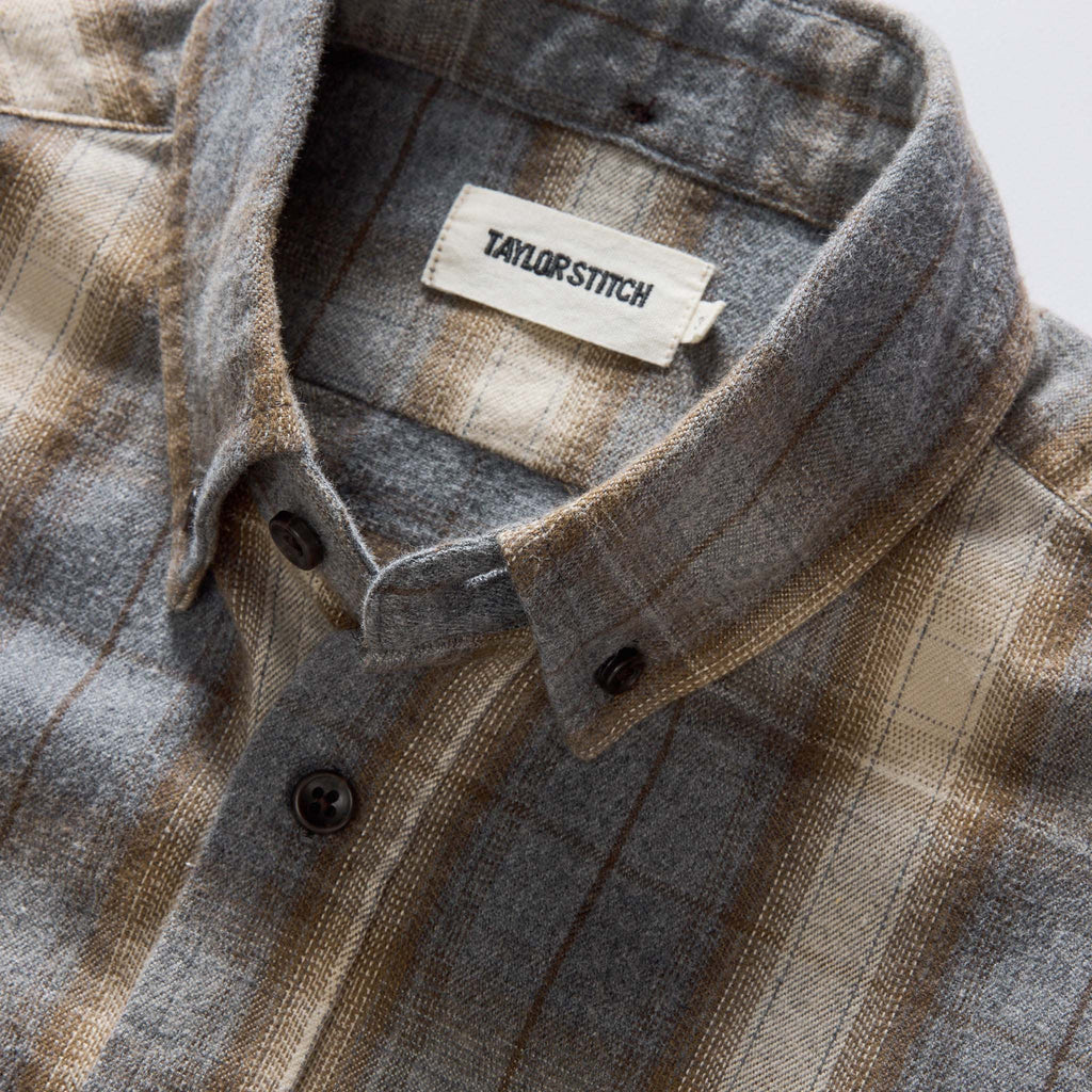 Brushed Heather Grey Plaid Jacket C797