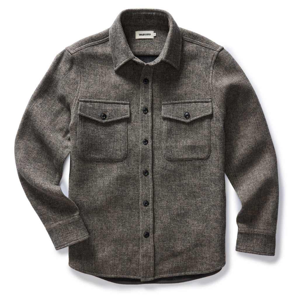 The Maritime Shirt Jacket in Ash Twill