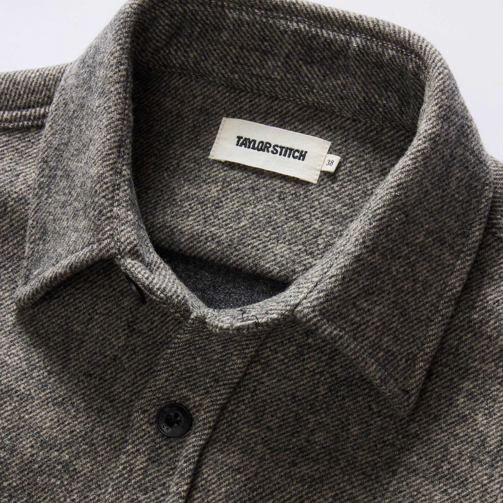 The Maritime Shirt Jacket in Ash Twill