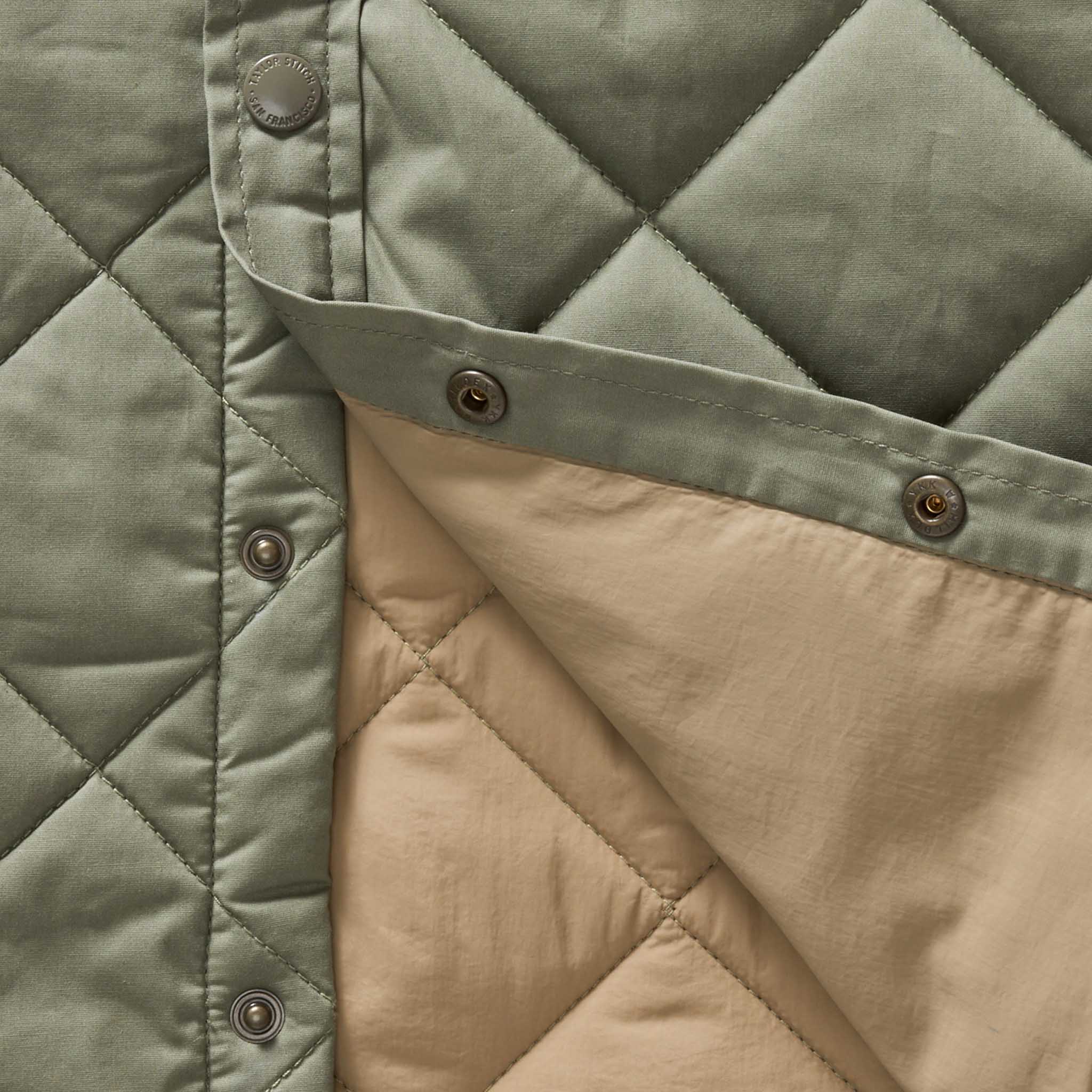 Shirt Jacket in Smoked Olive Dry Wax D954