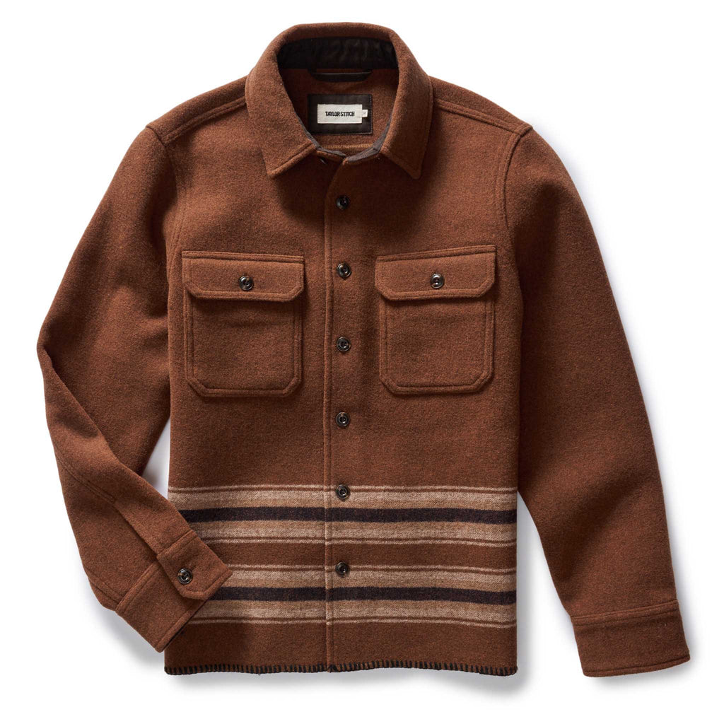 Tarnished Copper Blanket Stripe Ranger Shirt D664