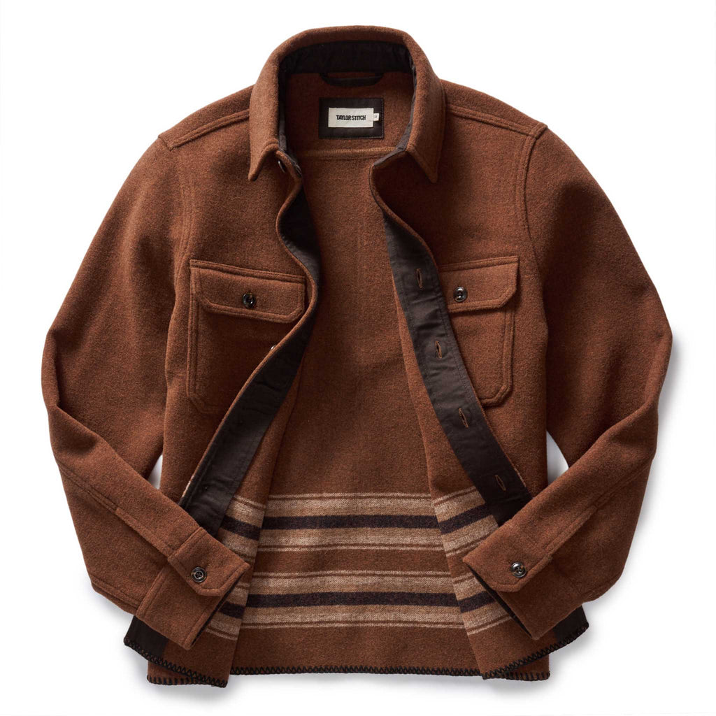 Tarnished Copper Blanket Stripe Ranger Shirt D664