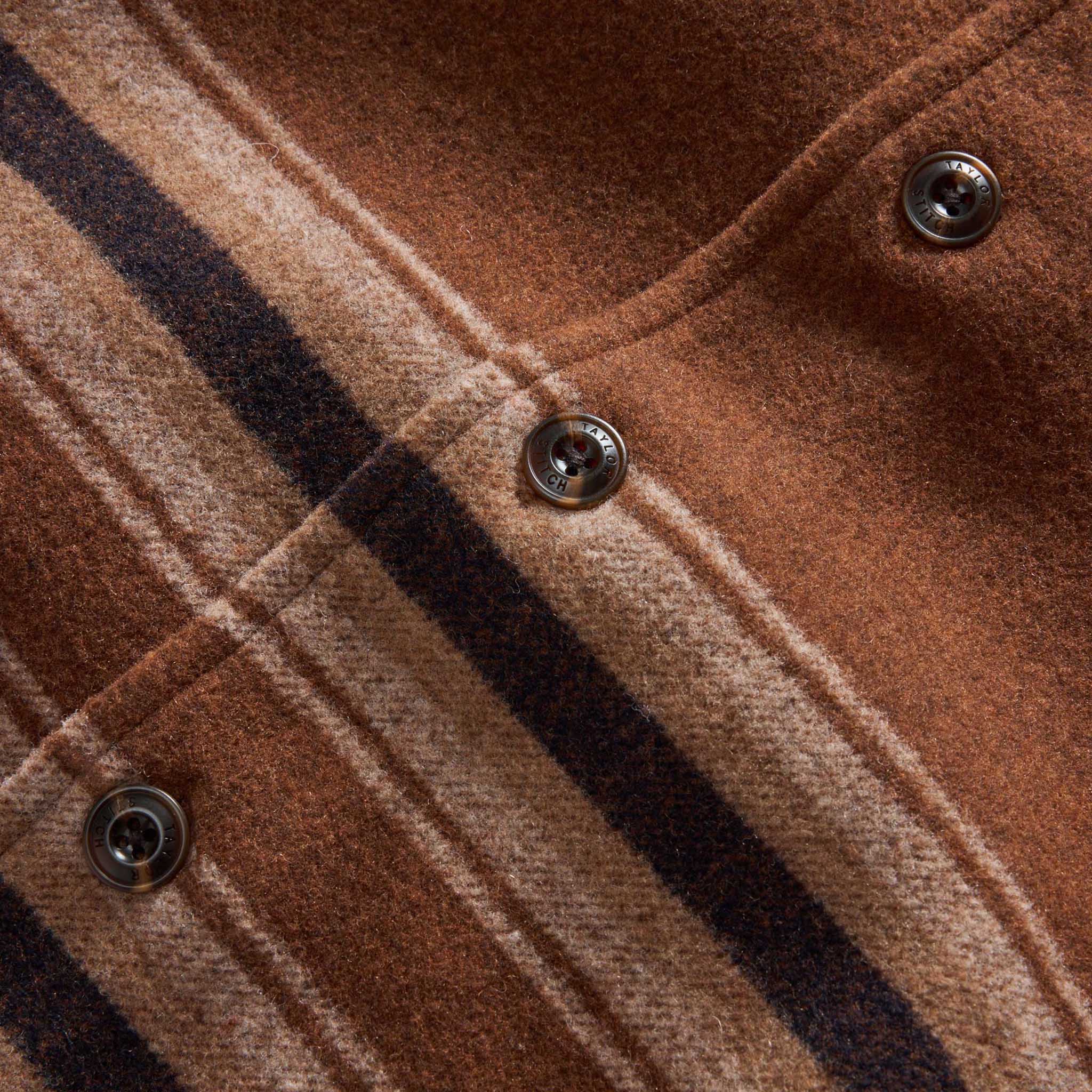 Tarnished Copper Blanket Stripe Ranger Shirt D664