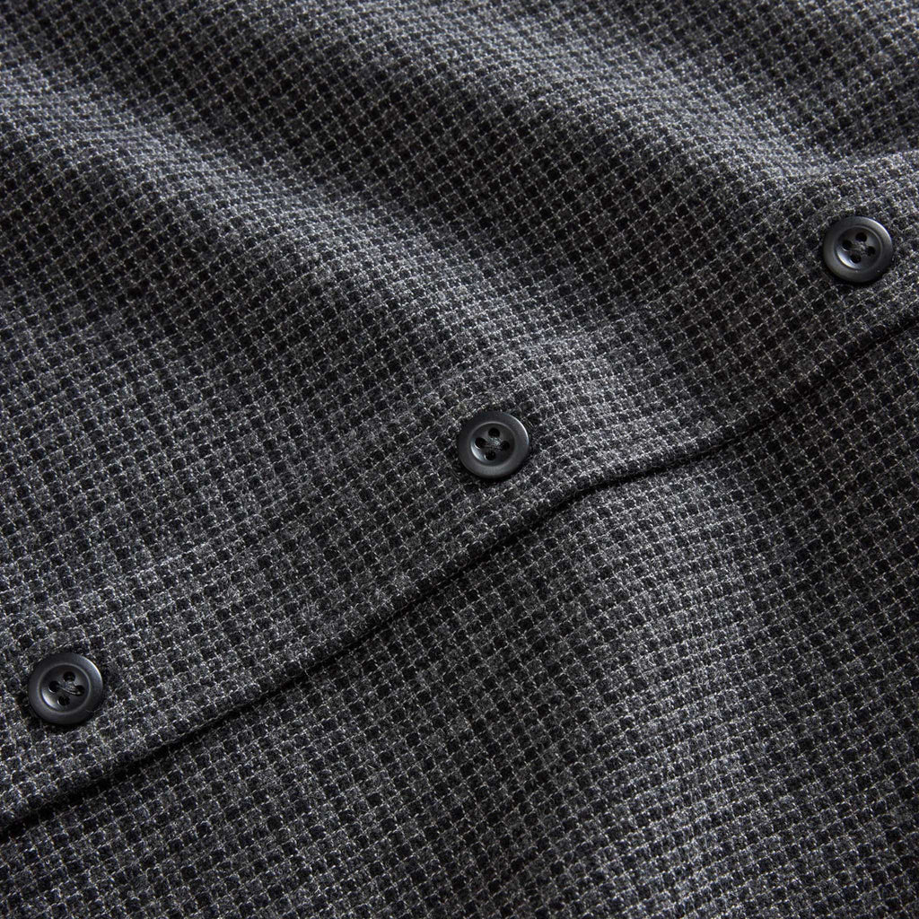 The Saddler Shirt in Ash Check Wool
