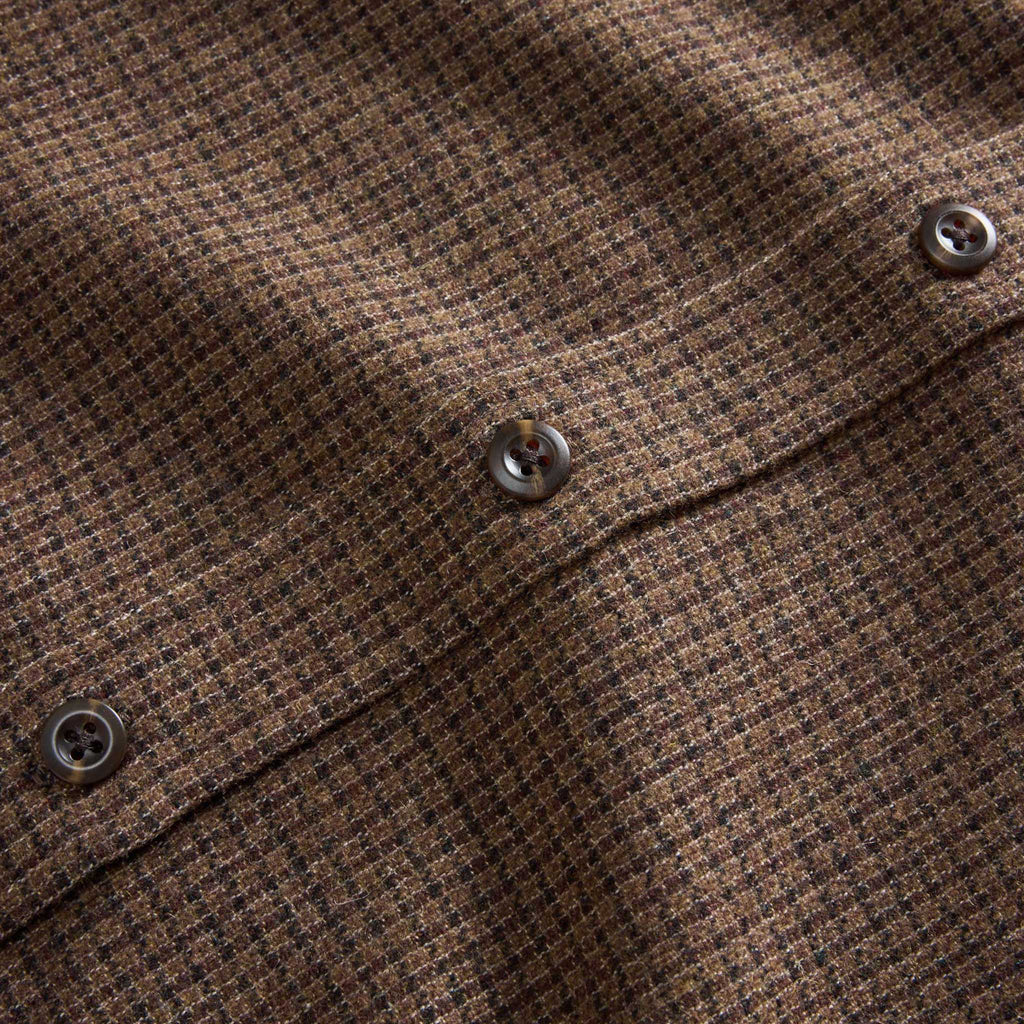 Wool Check Shirt R7016