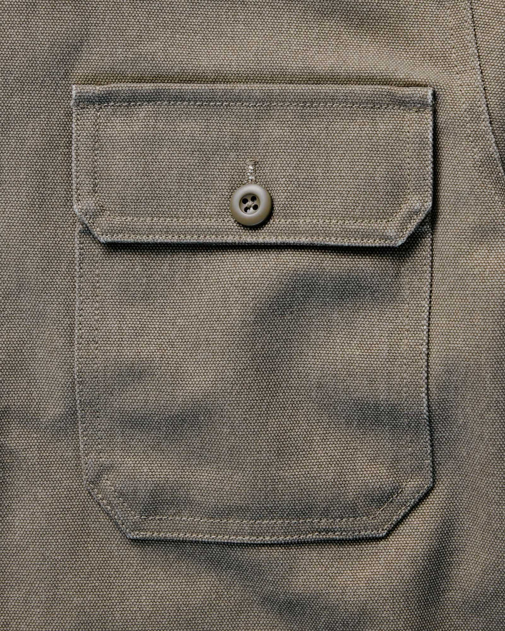 The Shop Shirt in Stone Chipped Canvas