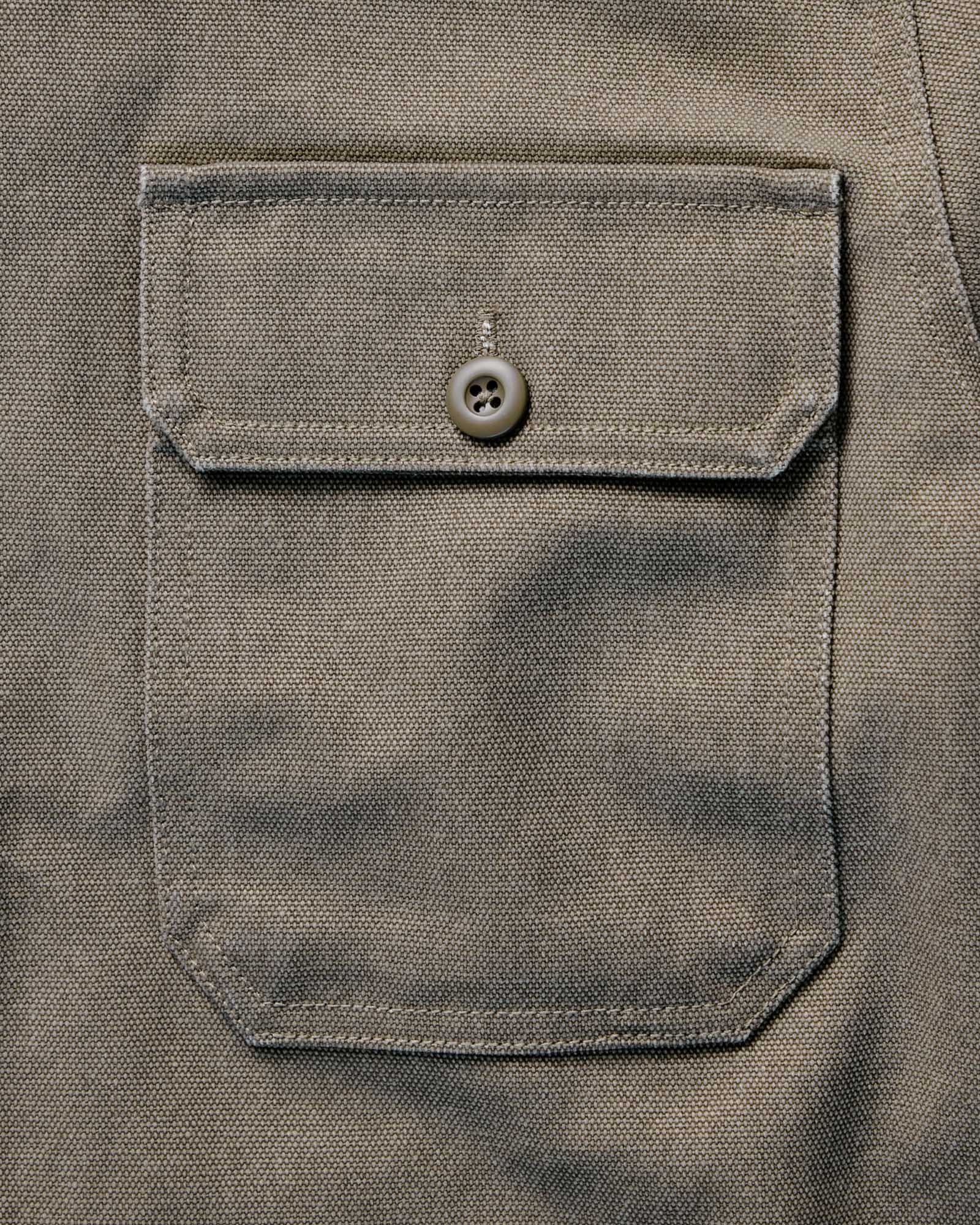 The Shop Shirt in Stone Chipped Canvas