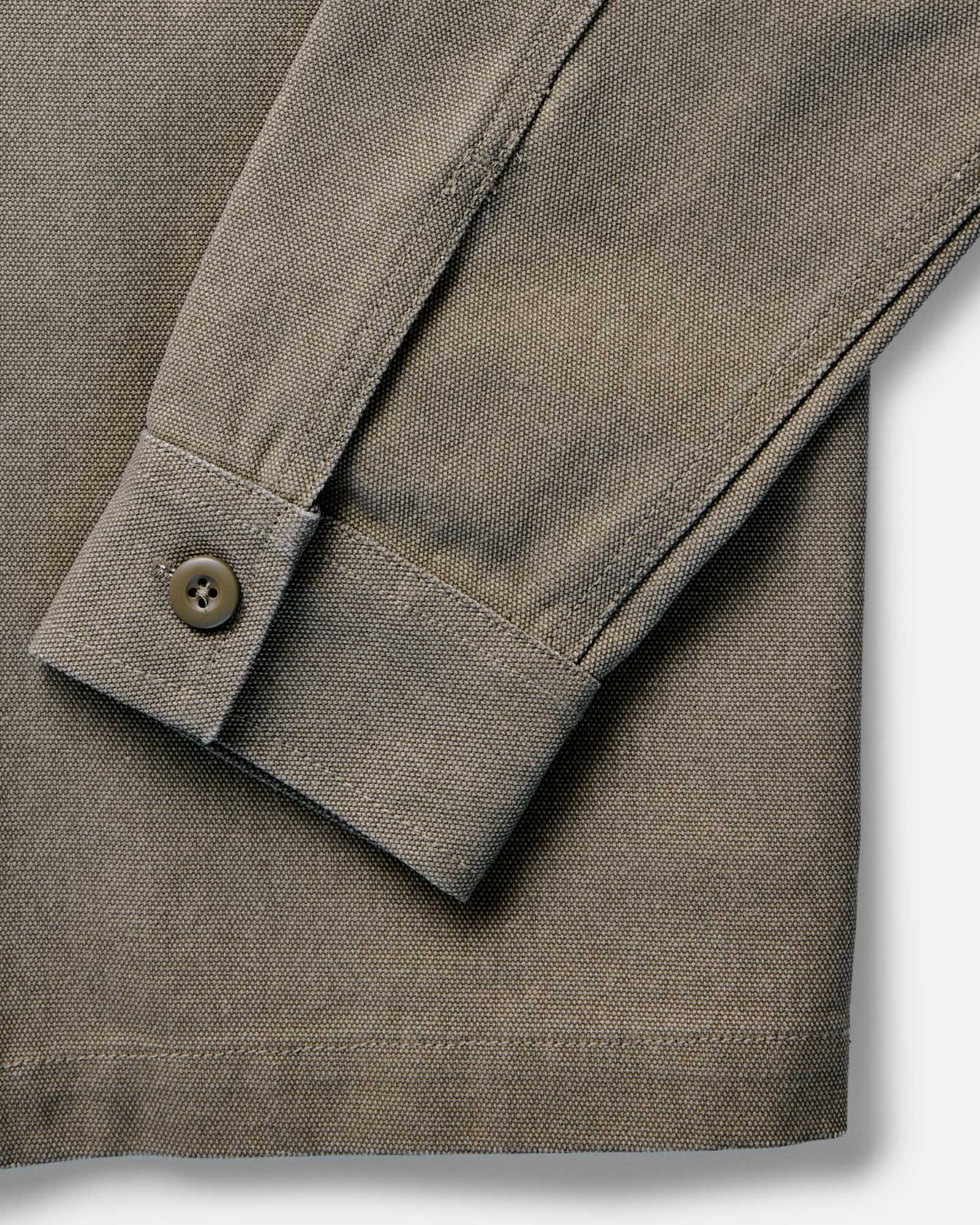The Shop Shirt in Stone Chipped Canvas