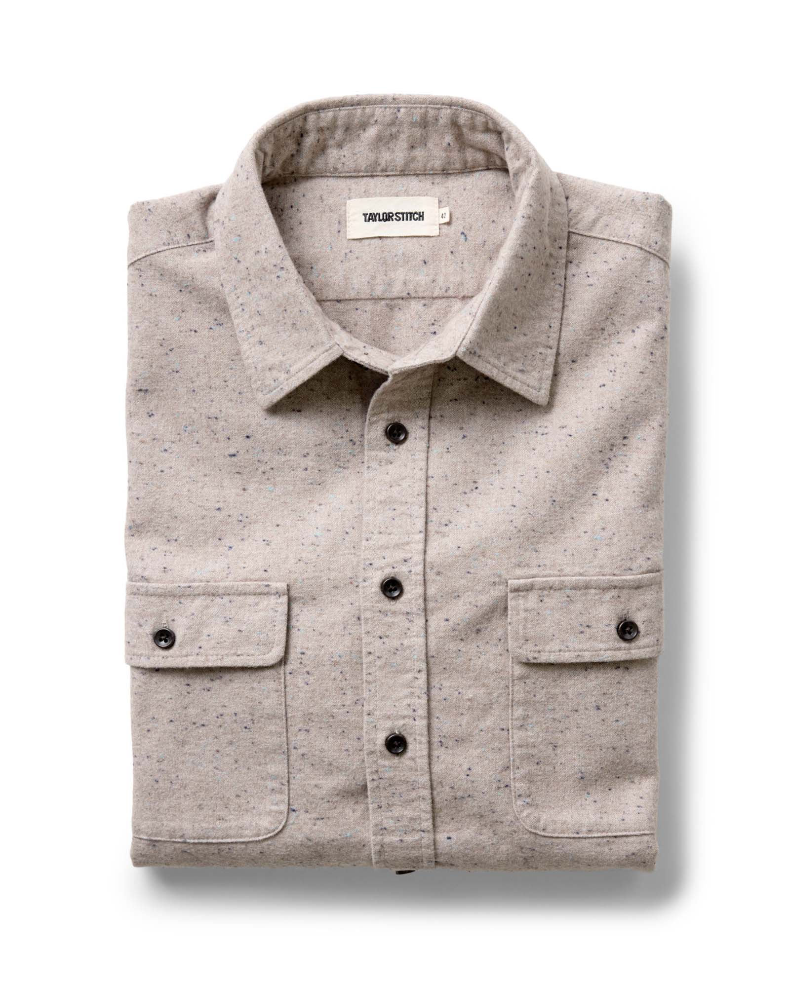 The Yosemite Shirt in Oat Donegal