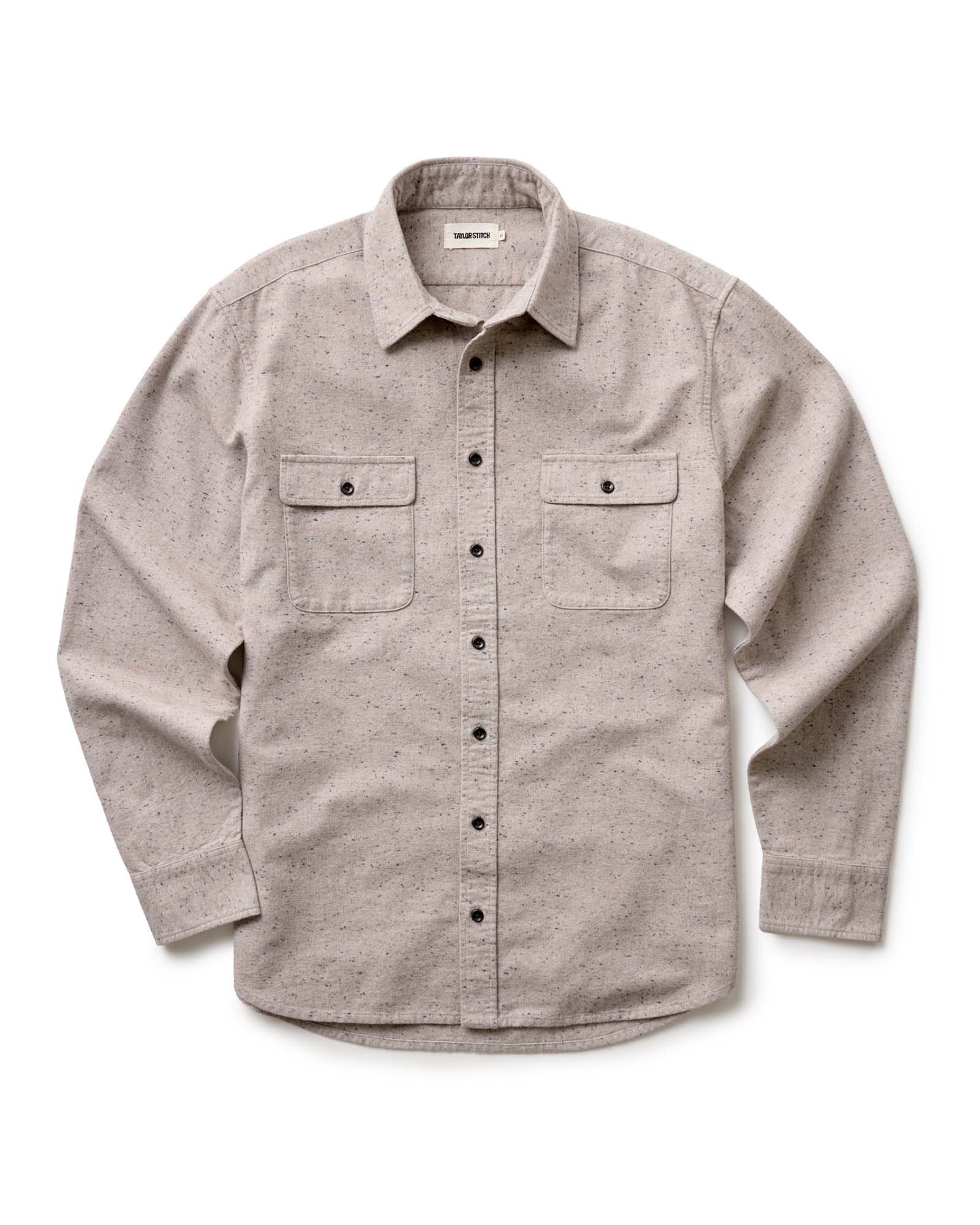 The Yosemite Shirt in Oat Donegal