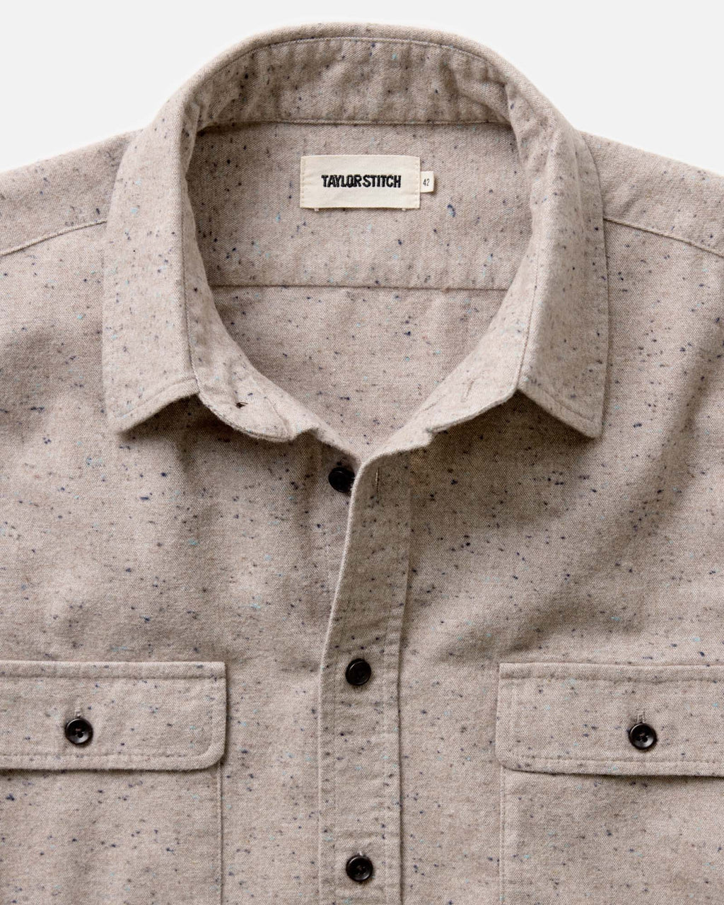 The Yosemite Shirt in Oat Donegal