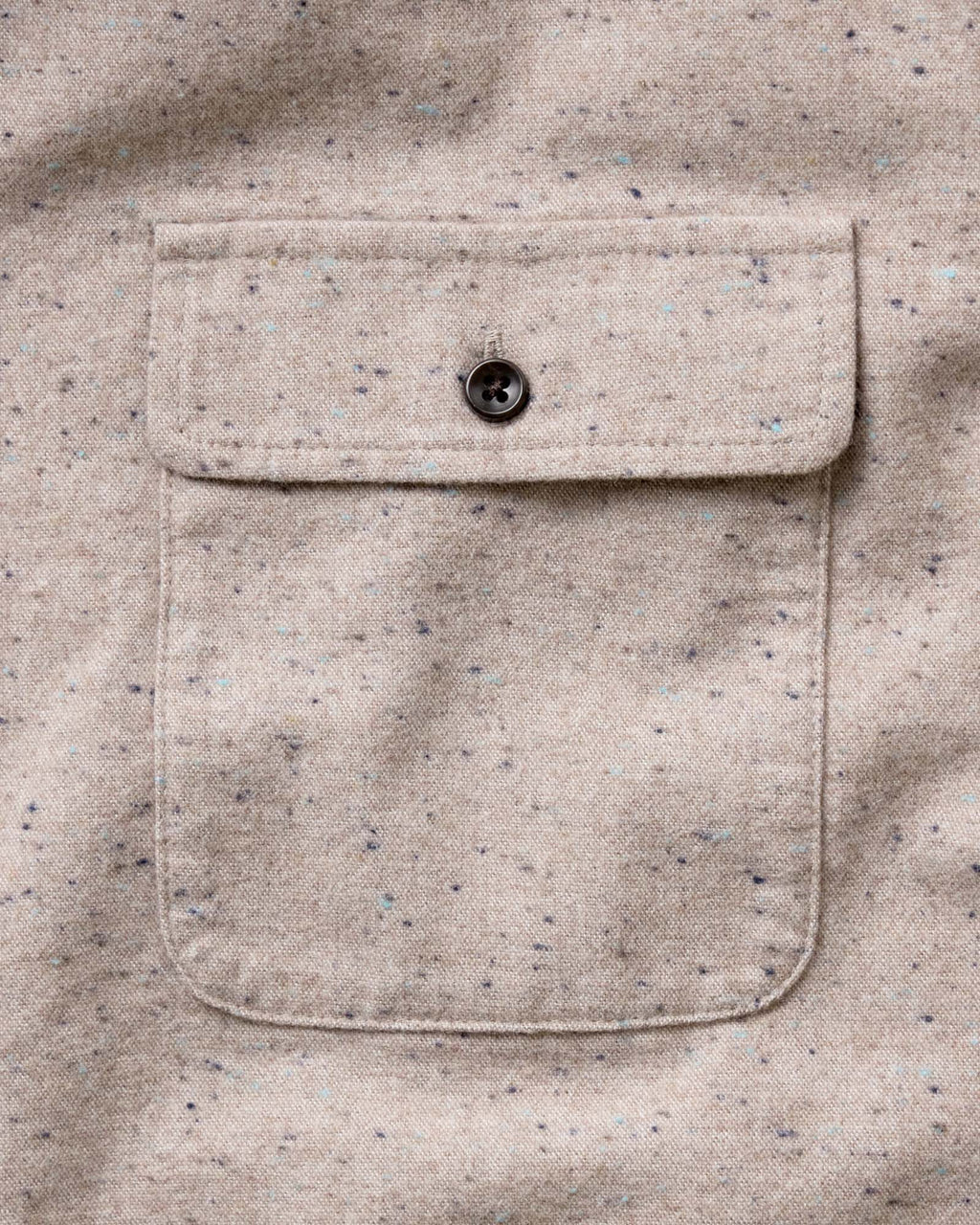 The Yosemite Shirt in Oat Donegal