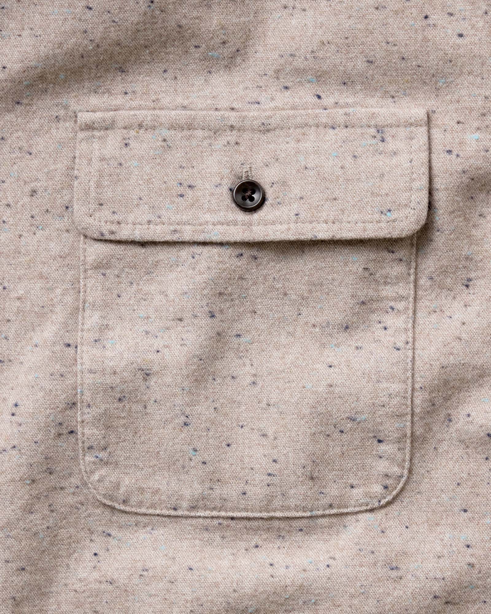 The Yosemite Shirt in Oat Donegal