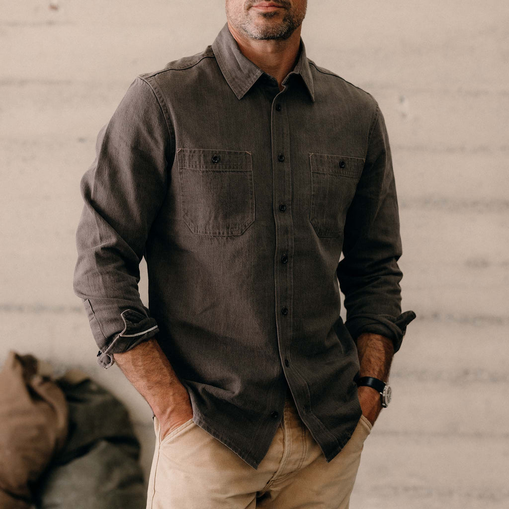 Selvedge Denim Utility Shirt B193