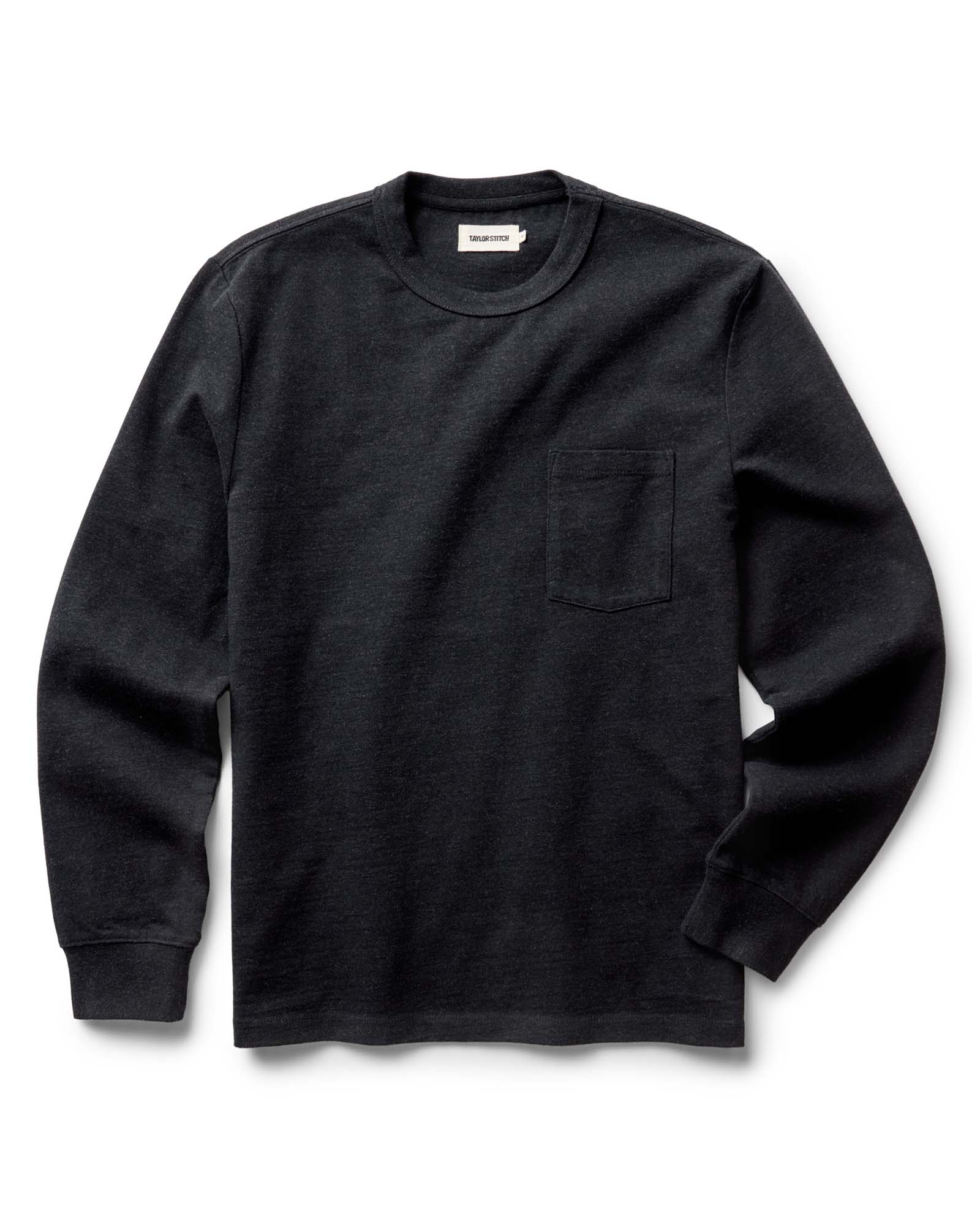 Long Sleeve Tee in Coal Twist U66156