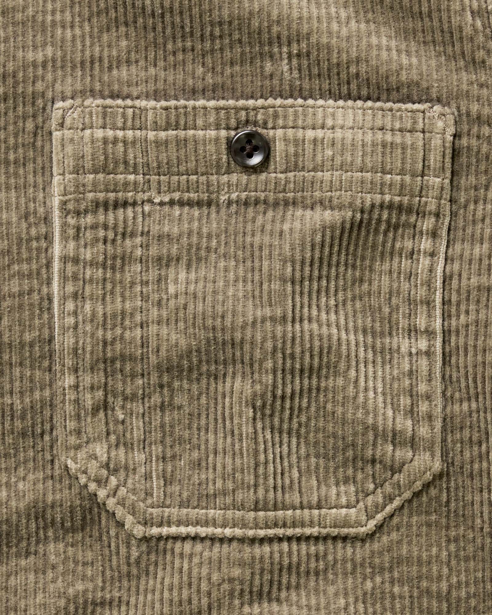 Corduroy Utility Shirt in Olive S996