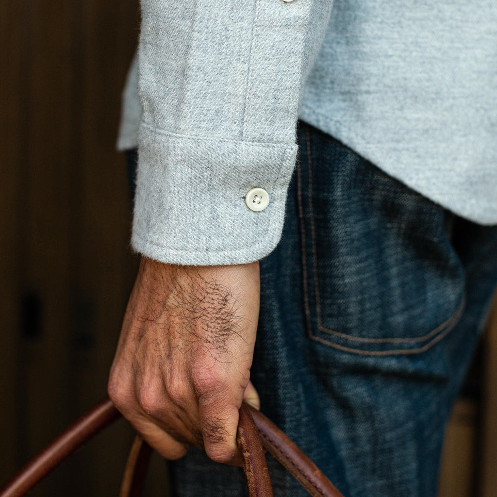 Jacket in Brushed Heather Grey U698