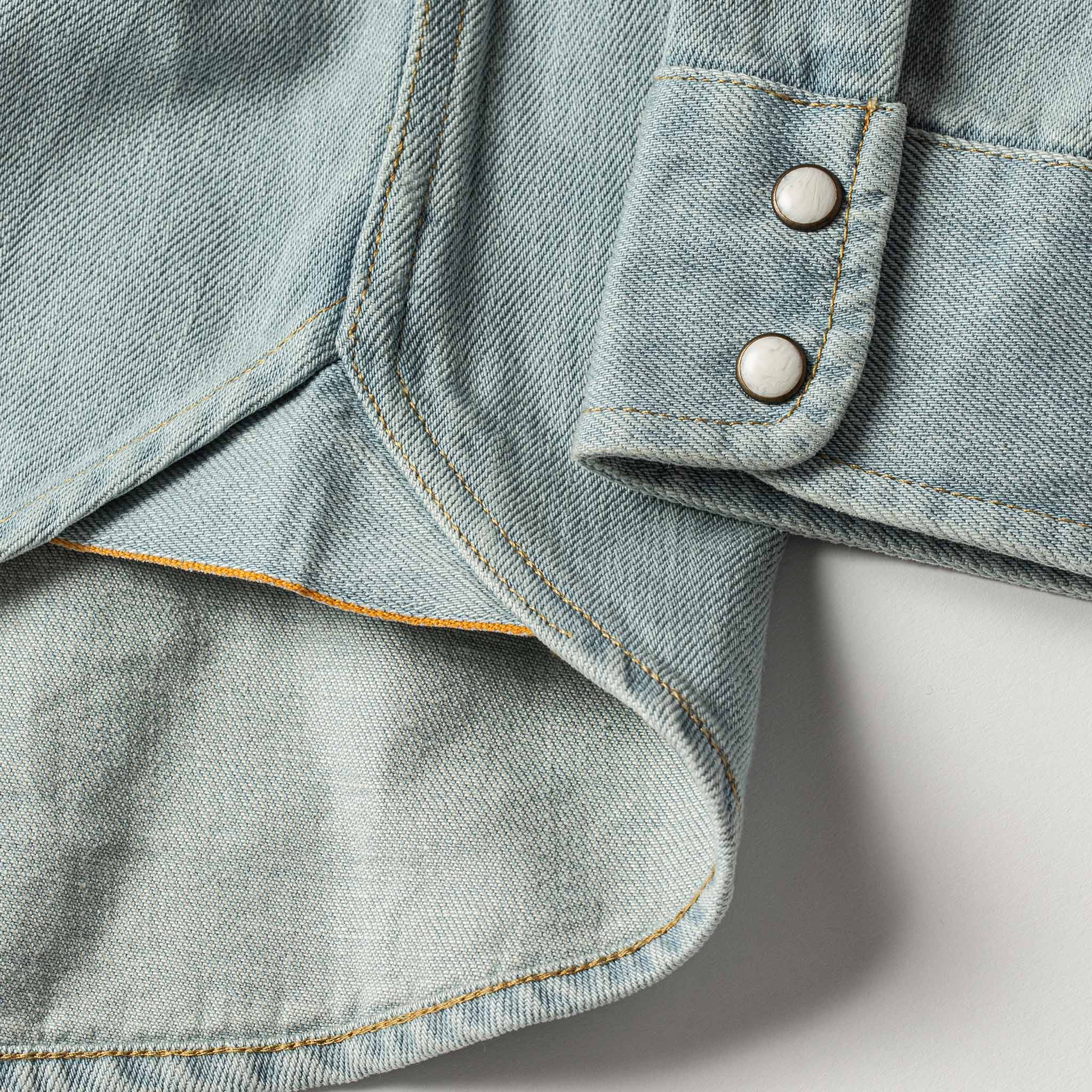 The Western Shirt in Washed Denim