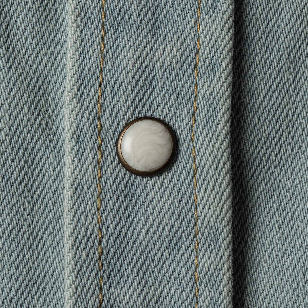 The Western Shirt in Washed Denim