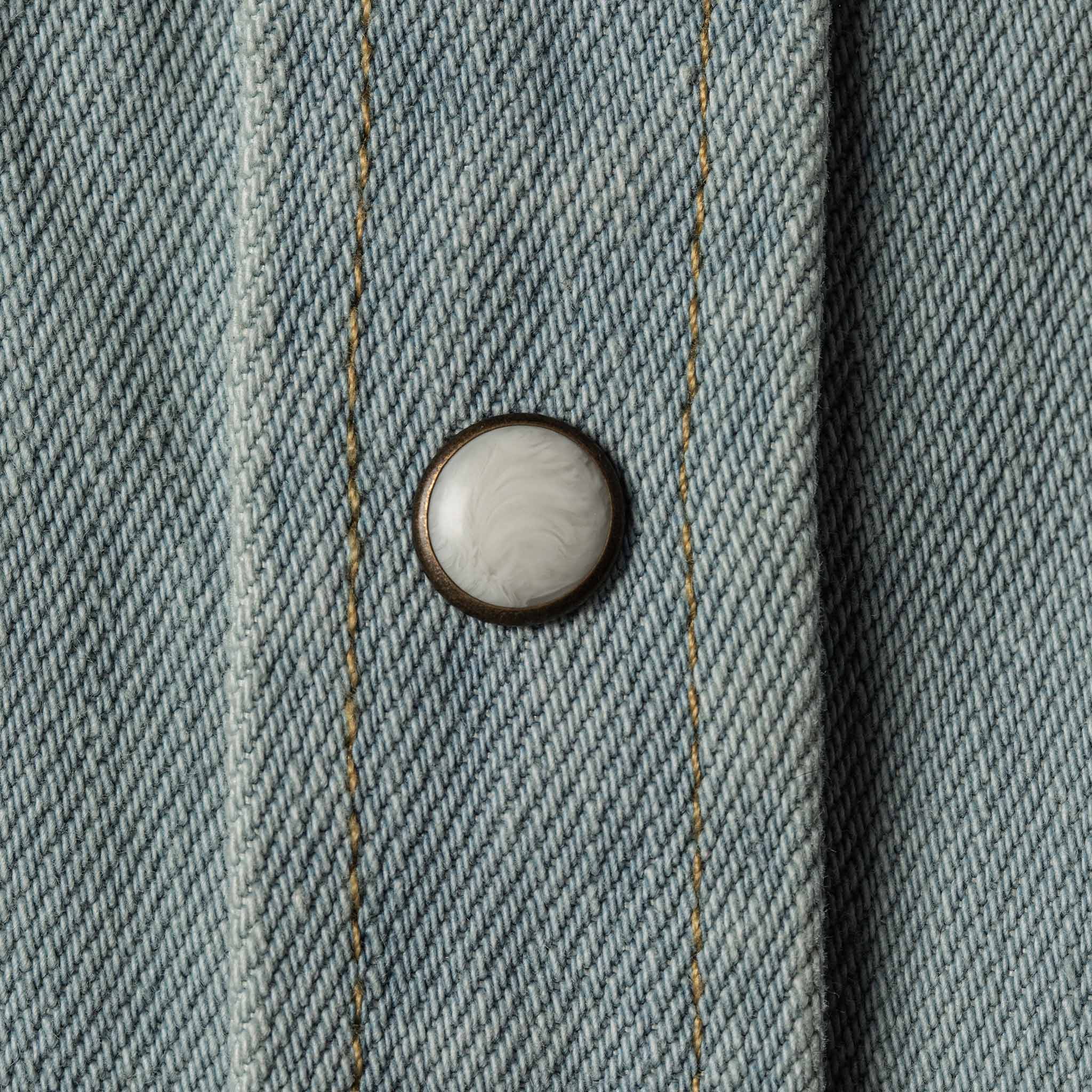 The Western Shirt in Washed Denim