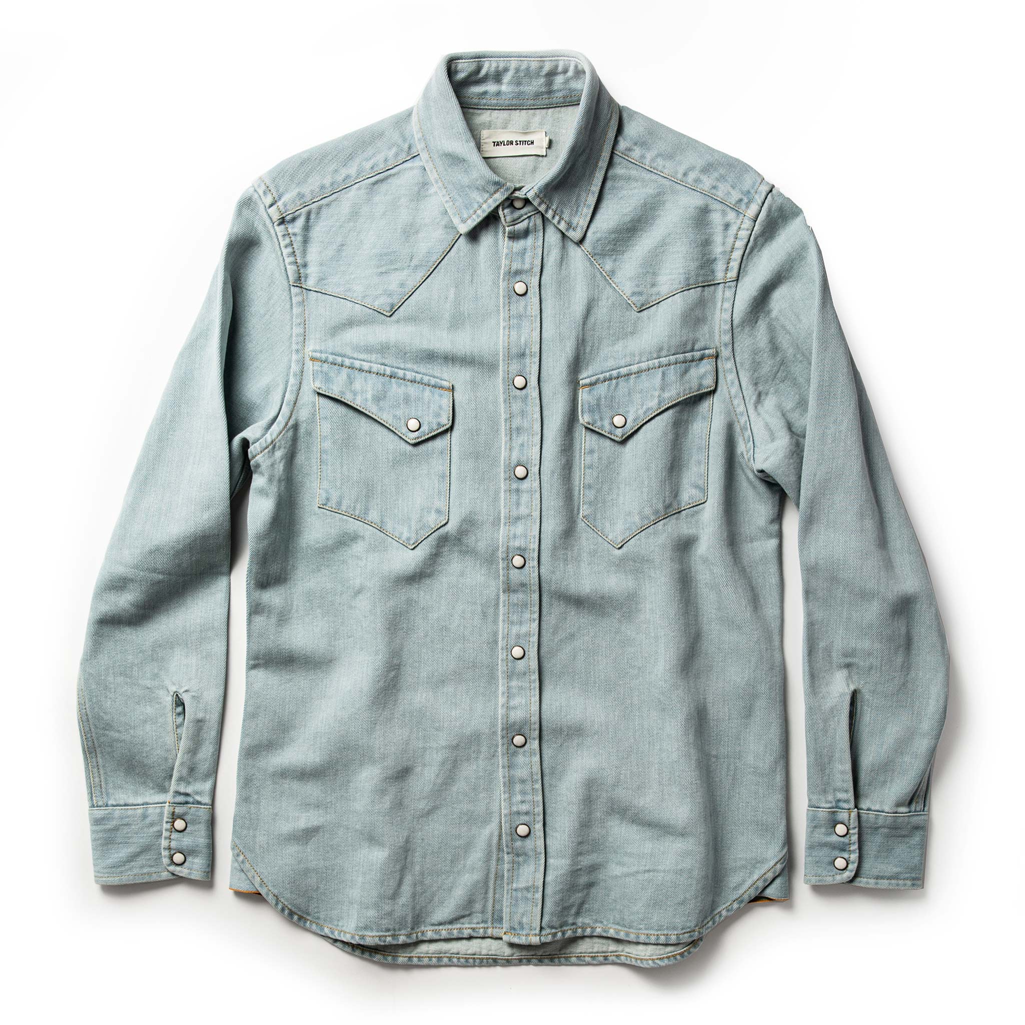 The Western Shirt in Washed Denim