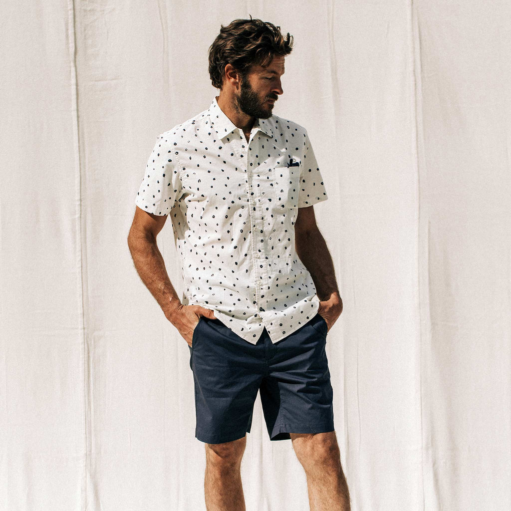 The Short Sleeve Hawthorne in Brush Dot